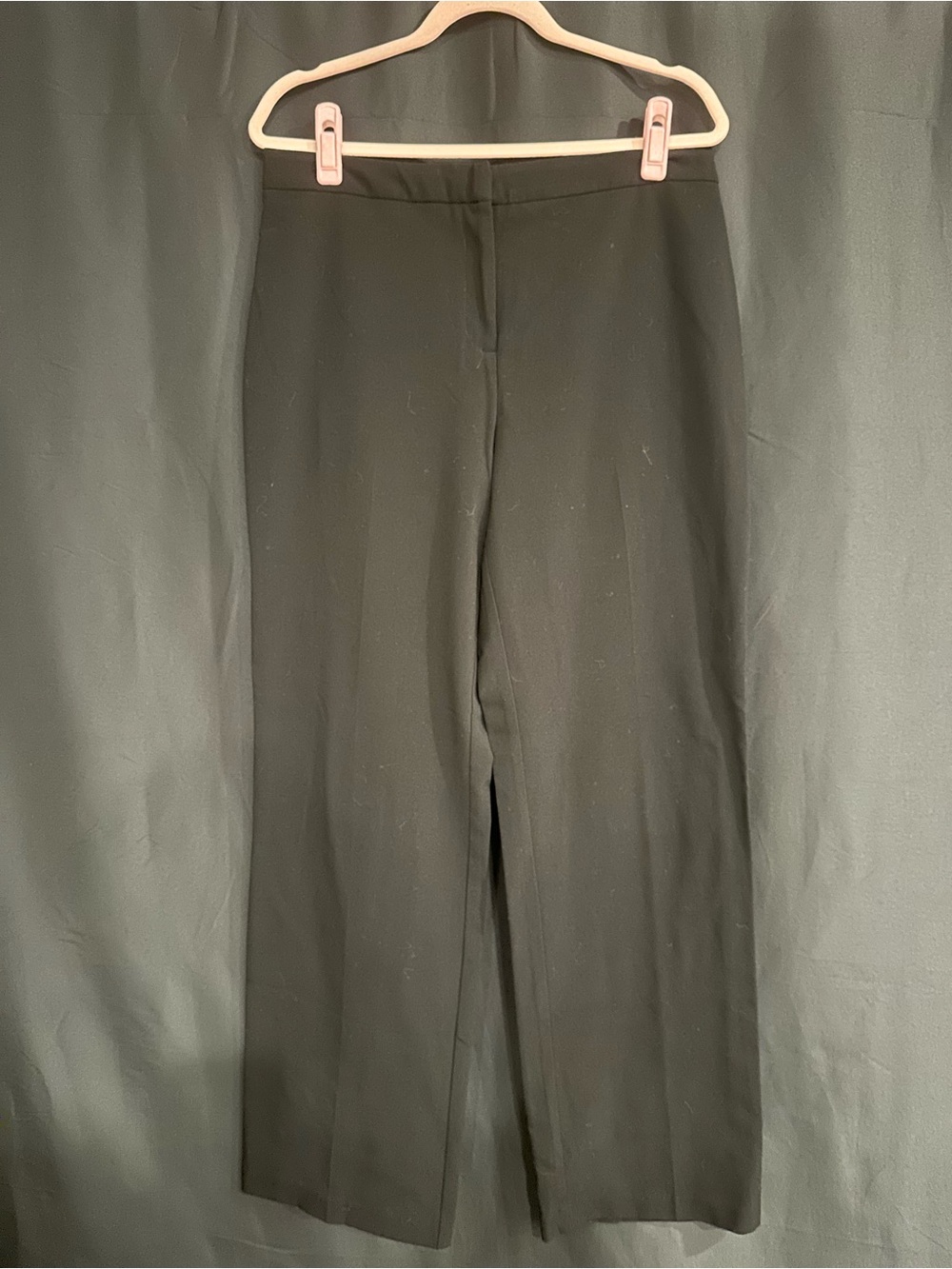 212 Collection Black Wide-Leg Trousers